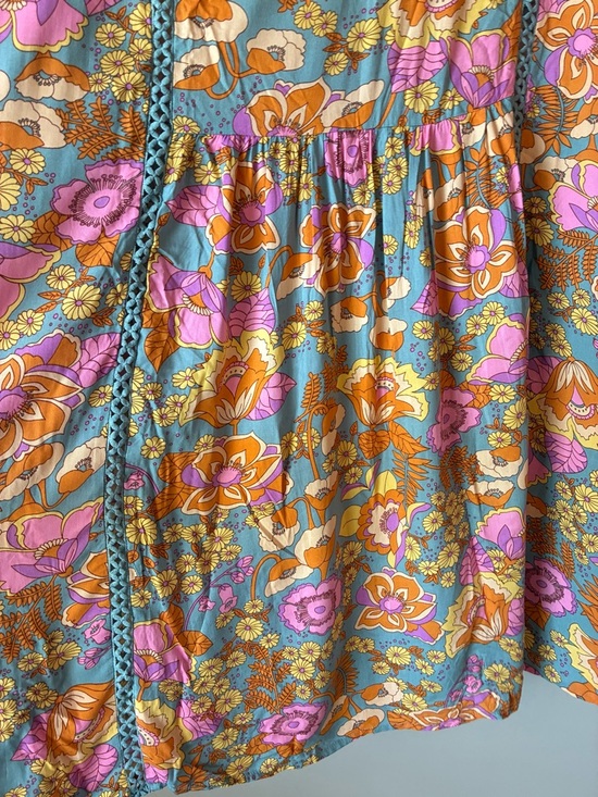 Rusttydustty Boho Floral Babydoll Dress - Picture 6 of 8